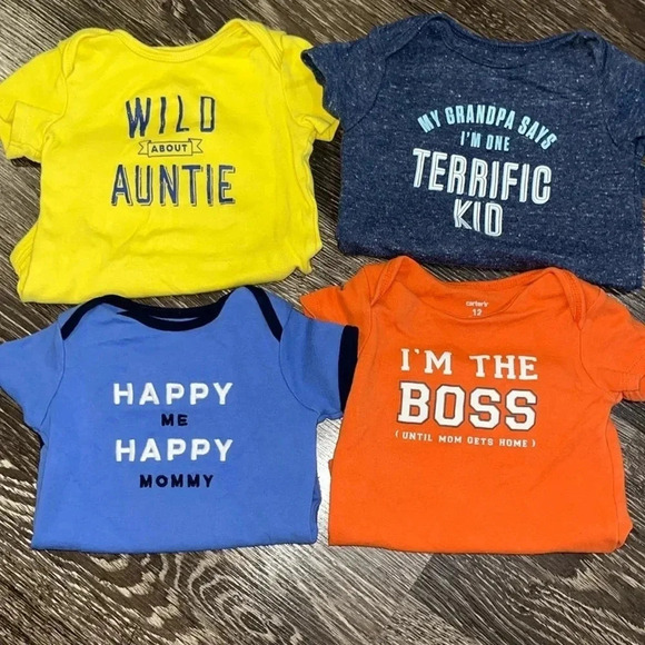Lot of 4, 12 month onesies - Picture 1 of 5